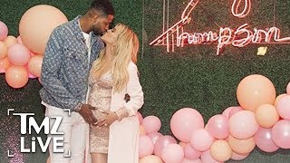 Khloe Kardashian Gives Birth With Tristan Thompson By Her Side  TMZ Live [upl. by Llehcear]