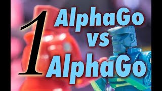 AlphaGo vs AlphaGo with Michael Redmond 9p Game 1 [upl. by Lek]