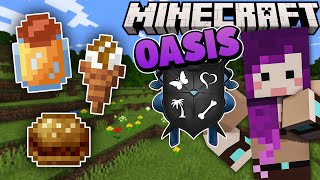 Making Delicious Foods in Minecraft Oasis  Ep59 [upl. by Calli]