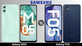 Samsung Galaxy M05 VS Galaxy F05 [upl. by Dnalyk]