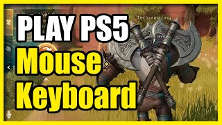 How to Play Mouse and Keyboard on PS5 Supported Games Text Chat Easy [upl. by Arst435]