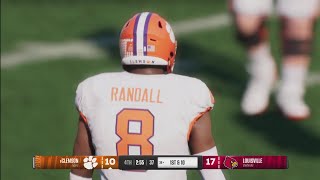 College Football 25  Clemson vs Louisville  NCAA Gameplay PS5 [upl. by Ahsienak951]