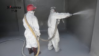 Introductions of Spraying Polyurea Coating Application Projects amp Shamu Polyurea [upl. by Isewk]