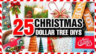 25 DOLLAR TREE DIY CHRISTMAS Decorations amp Ideas 🎄 [upl. by Casaleggio]