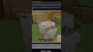 INSANE AI in Minecraft  Minecraft shorts [upl. by Laroc]