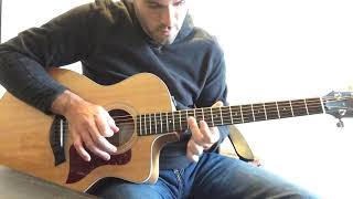 Avenged Sevenfold  Hail To The King Acoustic Demonstration Slow [upl. by Grube]