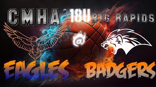 CMHA  Big Rapids Badgers 18U Basketball Game [upl. by Ainuj]