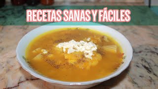 Sopa de zapallo Rápido fácil y saludable Nivel principiante [upl. by Stuppy632]