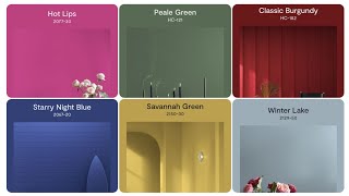 Benjamin Moore interior paint Colors 2025 trending paint colors Best paint color combinations [upl. by Jara409]