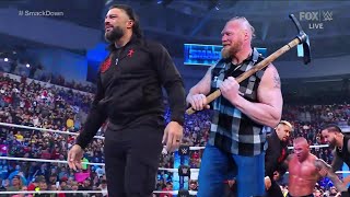 Why Aj Style Attack Roman Reigns and LA Knight AT SmackDown and Brock will return Explained [upl. by Durant]