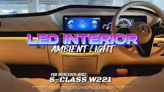 Ambient light for SClass W221 [upl. by Buchanan]