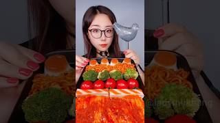 spaghetti 🍝  mukbang japanese 🤫 shorts asmr [upl. by Laise]