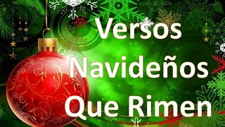 Versos Navideños Que Rimen [upl. by Ashlen]