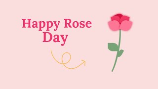 Happy Rose Day🌷 Created Rose Using HTML and CSS 🎯 [upl. by Cochrane]