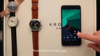 How To  Reset Kronaby Watch [upl. by Richmal]