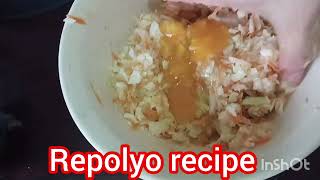 REPOLYO RECIPE MY OWN RECIPE STYLE HEATHY FOODSIMPLY COOKI GYUMMY OFWLIFE BOHOLANA GAMAYOFW [upl. by Akemal]