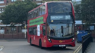 FRV 197 Peckham  Croydon Town Centre [upl. by Ellehcsor205]