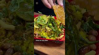 Steamed Indori poha  Famous Indori poha making recipe cooking asmr trending [upl. by Obbard]