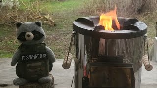 German designed petromax rocket stove and easter tea fireitup campchallengealliance germany [upl. by Jena662]