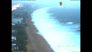 Narrabeen Coastal Imaging Timelapse June 2016 [upl. by Skip]