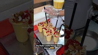 Dry Fruits Loaded Mango Shake Making😳🥳 Indian Street Food [upl. by Albion360]