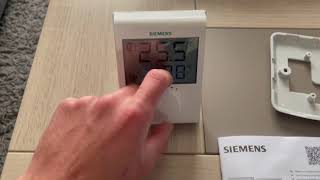 thermostat siemens BRICOZOR [upl. by Illac892]