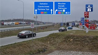 Autostrada A1 Łódź Północ  Gliwice Sośnica  Przejazd i omówienie drogi [upl. by Rockwell]