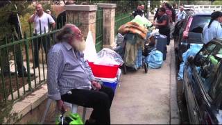 The evacuation of the liberated house in Pinsker st 11 [upl. by Ylesara]