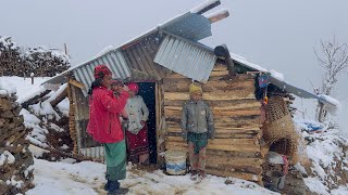 Best Life in The Nepali Mountain Village During The winter season। Best Compilation Video in winter [upl. by Hahcim]