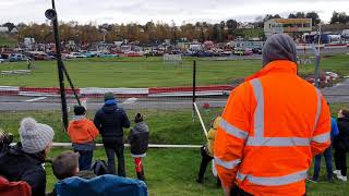 Banger racing at Hednesford Hills raceway REUPLOAD [upl. by Kciderf519]