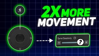 🔥 Best Joystick amp Sprint Sensitivity Settings For Fast Movement amp Jiggle  BGMI Tips [upl. by Einniw764]