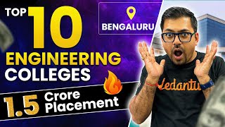 Top 10 Engineering Colleges in Bangalore 🔥🔥🔥 13 crore Package 🔥🔥Harsh Sir VedantuMath [upl. by Suirred665]