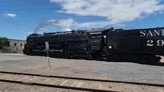 Santa Fe 2926 emerges from her shop in Albuquerque NM at 145pm June 26 2024 [upl. by Aydin]