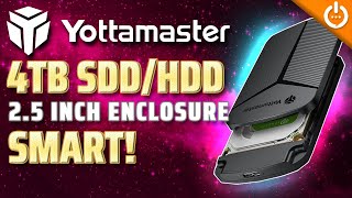 Ultimate Flexibility Yottamaster 25 inch Hard Drive Enclosure [upl. by Necyrb]