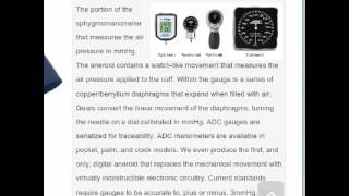 Sphygmomanometer Parts [upl. by Haon886]