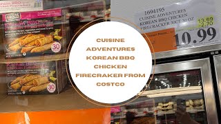 Korean BBQ Inspired Firecrackers by Cuisine Adventures at Costco [upl. by Llimaj]