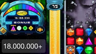 Bejeweled Twist DS  Classic Mode 18000000 points  Level 75 Ongoing [upl. by Redleh]