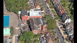 A flyaround of Fortismere School 6th form block [upl. by Adiazteb]