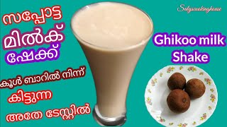 How to make sapota shakeHow to make chikoo shakeChikoo shake recipe in malayalam [upl. by Frants]