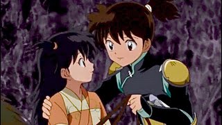 reupload Inuyasha  Kohaku amp Rin Scenes ENG [upl. by Seel]