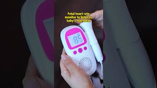 Women Pregnant Fetal Doppler Baby Heart Rate Monitoring [upl. by Ricardo]