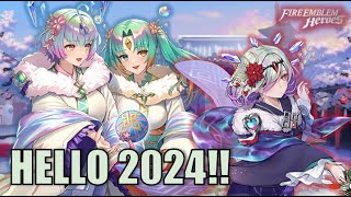 YEAR OF THE DRAGON REACTION New Years 2024 Banner Fire Emblem Heroes [upl. by Yrohcaz]