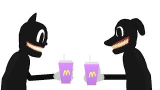 Cartoon Cat amp Cartoon Dog try the Grimace Shake 💀‼️🔥 COPS CALLED [upl. by Schulz]