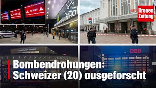 Bombendrohungen Schweizer 20 ausgeforscht  kronetv NEWS [upl. by Atsira791]