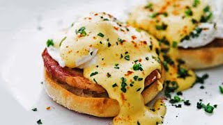 Classic Eggs Benedict with Fool Proof Hollandaise Recipe [upl. by Anytsyrk]