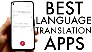 Best Language Translation Apps For Android 2024 [upl. by Ynaitirb]