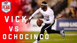 Flag Football Highlights Semifinals Game 2 Ochocinco takes on Michael Vick  NFL [upl. by Dleifxam]