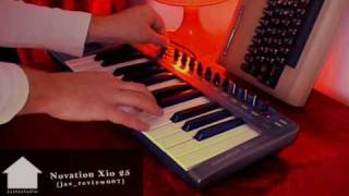 Novation Xio 25  jasreview007 [upl. by Ittap789]