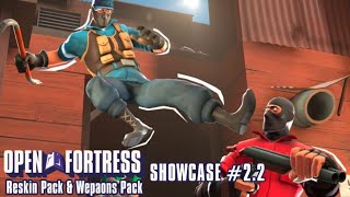 Open Fortress Reskin Pack amp Weapons Pack Mods  Showcase Gameplay 22  TF2 Android Mod [upl. by Ode]