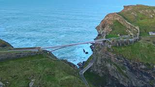 King Arthurs Castle Tintagel Cornwall at Sunrise [upl. by Ahsyas504]